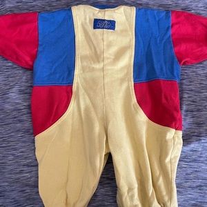 Vintage colorblock romper